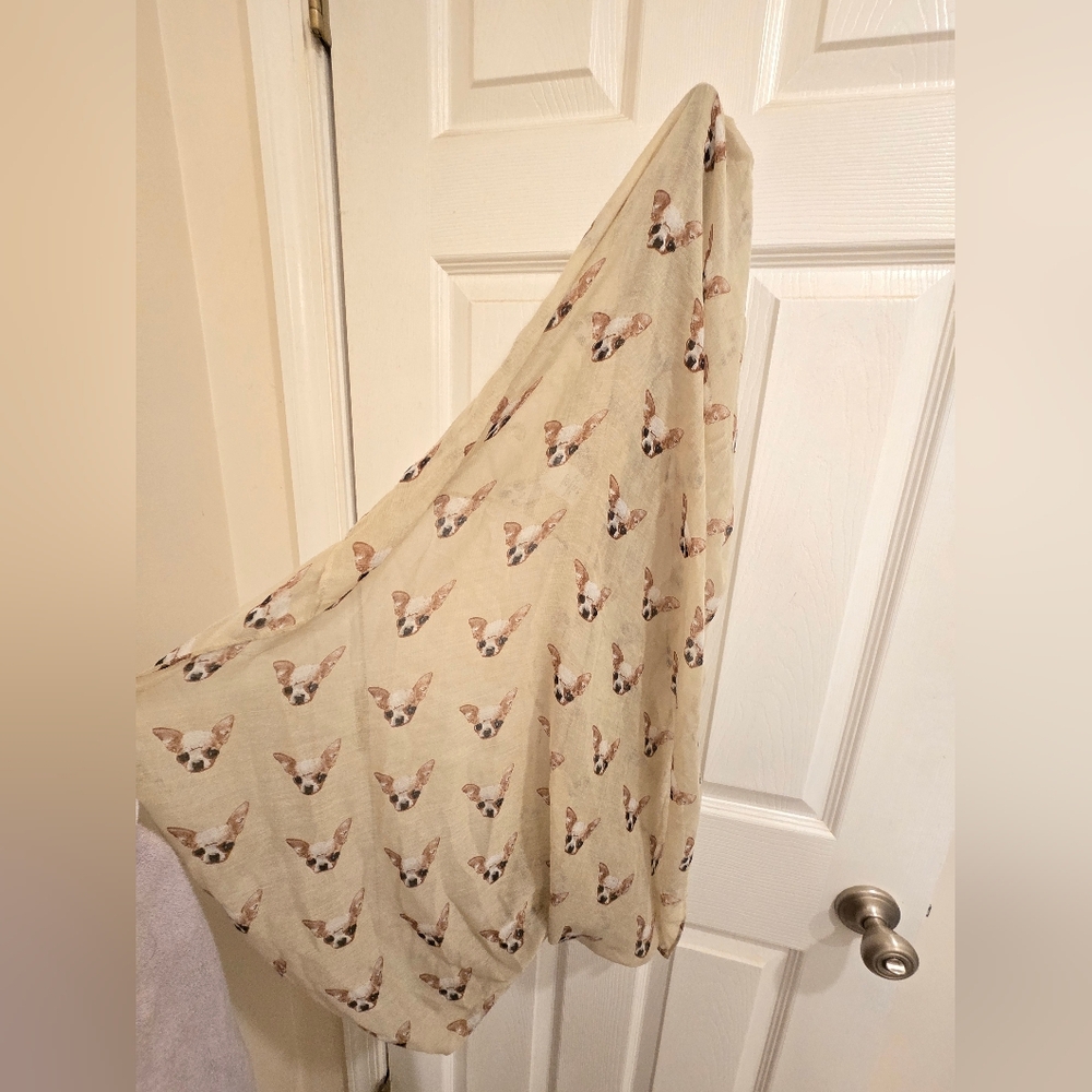 Chihuahua Print Infinity Scarf